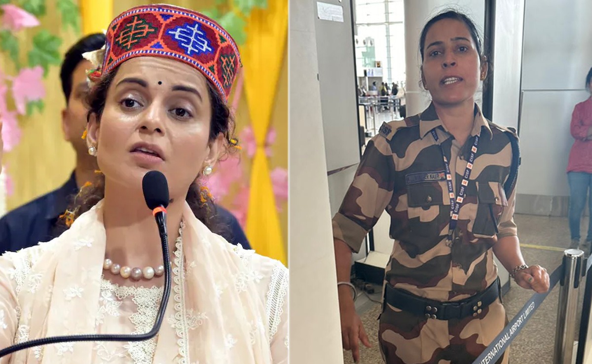 Telugu States News Kangana Ranaut Allegedly Slapped